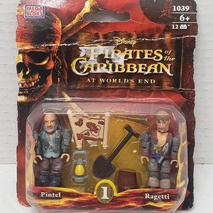 Pirates of the Caribbean Mega Bloks Figures Pintel & Ragetti